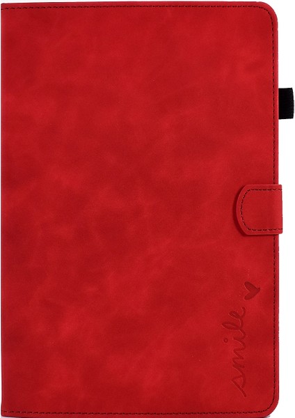 For Huawei Matepad T 10 / T 10S / Honor Pad 6 / X6 Embossed Smile Flip Tablet Leather Case (Yurt Dışından)