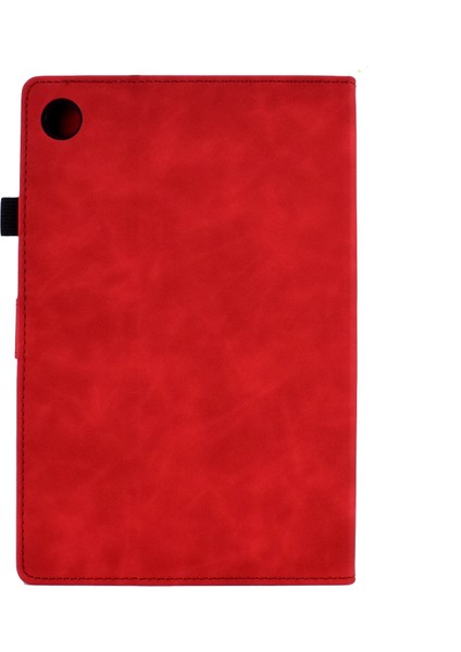 For Huawei Matepad T 10 / T 10S / Honor Pad 6 / X6 Embossed Smile Flip Tablet Leather Case (Yurt Dışından)