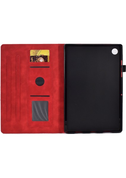 For Huawei Matepad T 10 / T 10S / Honor Pad 6 / X6 Embossed Smile Flip Tablet Leather Case (Yurt Dışından)