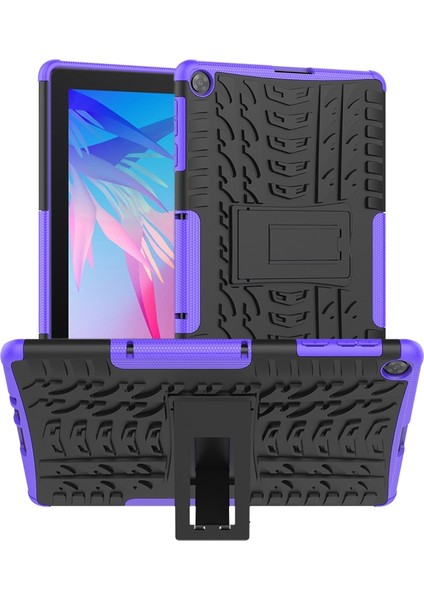 Huaweı Matepad T10 / T10S / Konum 2 Lastik Doku Darbeye Dayanıklı Tpu + Pc Koruyucu Kılıf Tutucu For Huawei Matepad T10/T10S/ENJOY 2 (Yurt Dışından) modelleri