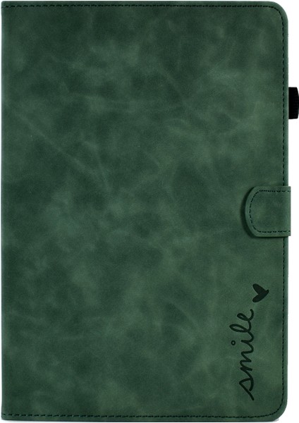 For Huawei Mediapad T5 Embossed Smile Flip Tablet Leather Case (Yurt Dışından)