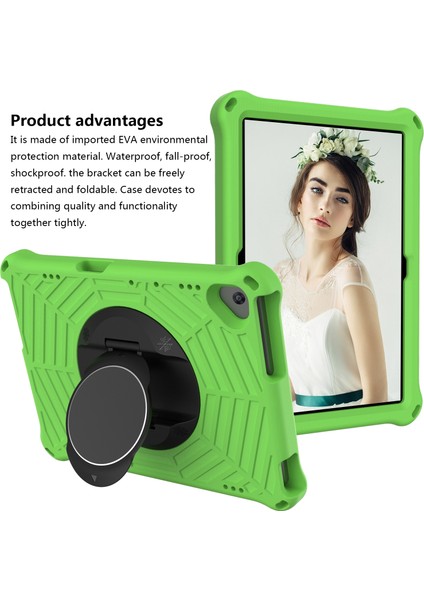 Huawei Mediapad T5 Örümcek Kral Eva Koruyucu Kılıf Ayarlanabilir Omuz Askısı ve Tutucu ile (Yurt Dışından)