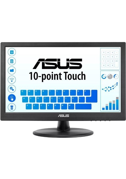 15.6 Asus VT168HR 5ms 60MHZ 1xvga 1xhdmı Wxga 1366X768 Flıcker-Free Düşük Mavi Işık Dokunmatik Ekran