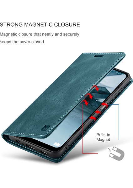 Samsung Galaxy A13 4g Için Vinil Deri Kapak Flip Cüzdan Standı Telefon Kılıfı (Yurt Dışından)