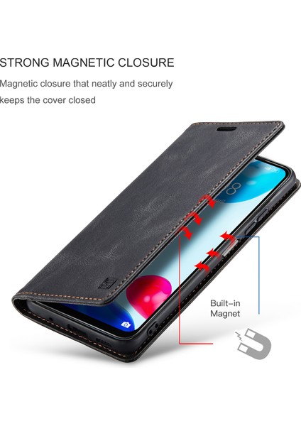 Xiaomi Redmi Note 11 4g / Note 11S Için Vinil Deri Kapak Flip Cüzdan Standı Telefon Kılıfı (Yurt Dışından)