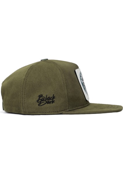 V1 Hip Hop Kids Ayı - 2 Kod Logolu Haki Çocuk Şapka (Cap)