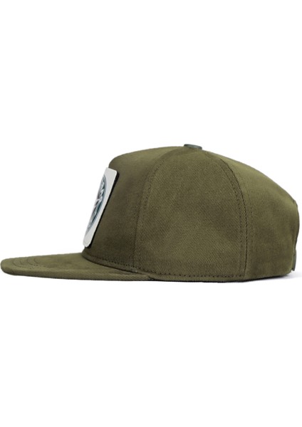 V1 Hip Hop Kids Ayı - 2 Kod Logolu Haki Çocuk Şapka (Cap)