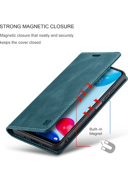 Xiaomi Redmi Note 11 4g / Note 11S Için Vinil Deri Kapak Flip Cüzdan Standı Telefon Kılıfı (Yurt Dışından)