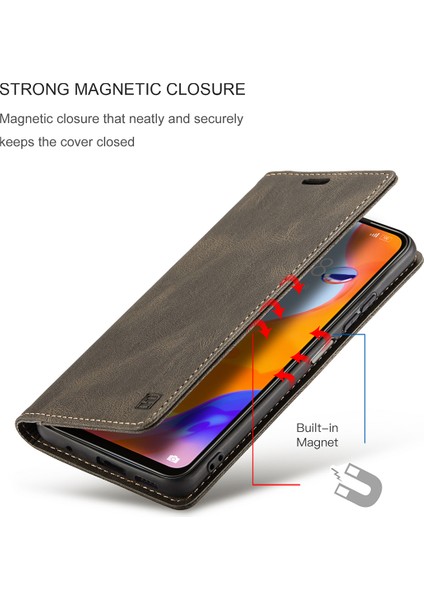 Xiaomi Redmi Note 11 Pro 5g/4g Için Vinil Deri Kapak Flip Cüzdan Standı Telefon Kılıfı (Yurt Dışından)