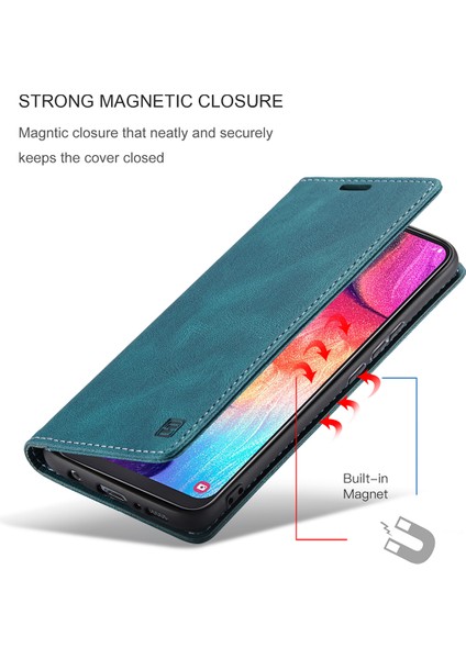Samsung Galaxy A50 / A50S / A30S Için Vinil Deri Kapak Flip Cüzdan Standı Telefon Kılıfı (Yurt Dışından) fiyatları