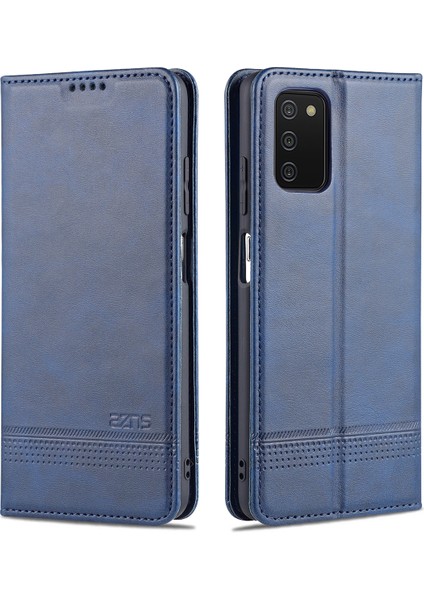 Samsung Galaxy A03S Için Vintage Deri Cüzdan Standı Telefon Kılıfı (Yurt Dışından)