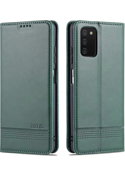 Samsung Galaxy A03S Için Vintage Deri Cüzdan Standı Telefon Kılıfı (Yurt Dışından)