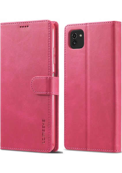 Samsung Galaxy A03 Için Flip Standlı Deri Cüzdan Telefon Kılıfı Sıcak (Yurt Dışından)
