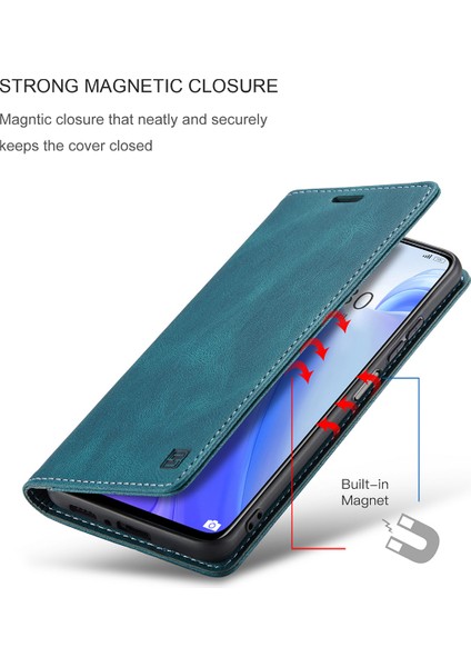 Xiaomi Mi 10T / Mi 10T Pro Için Vinil Deri Kapak Flip Cüzdan Standı Telefon Kılıfı (Yurt Dışından)