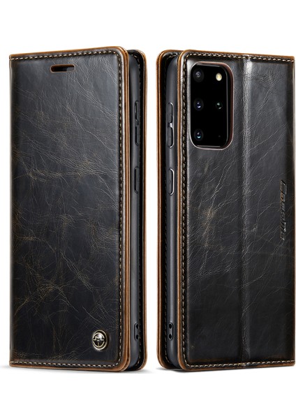 Samsung Galaxy S20 Plus Için Deri Cüzdan Flip Standlı Telefon Kılıfı (Yurt Dışından)