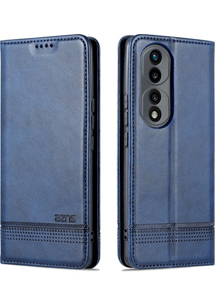 Honor 70 Için Vintage Deri Cüzdan Standı Telefon Kılıfı (Yurt Dışından)