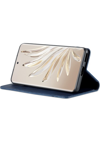 Honor 70 Için Vintage Deri Cüzdan Standı Telefon Kılıfı (Yurt Dışından)