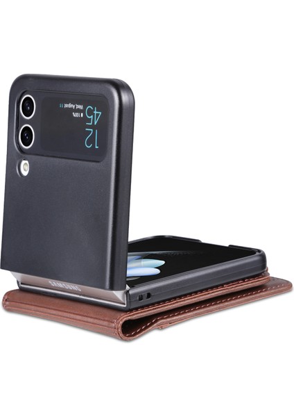 Samsung Galaxy Z Flip 4 5g Için Vintage Deri Cüzdan Standı Telefon Kılıfı (Yurt Dışından) fırsatları