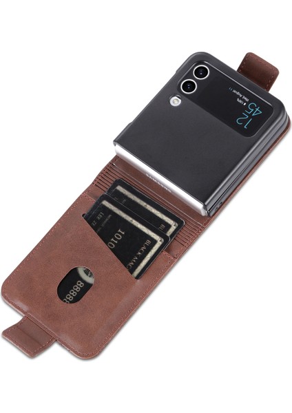 Samsung Galaxy Z Flip 4 5g Için Vintage Deri Cüzdan Standı Telefon Kılıfı (Yurt Dışından) indirimleri