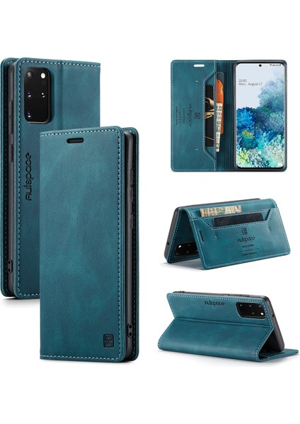 Samsung Galaxy S20 Plus Için Vinil Deri Kapak Flip Cüzdan Standı Telefon Kılıfı (Yurt Dışından)