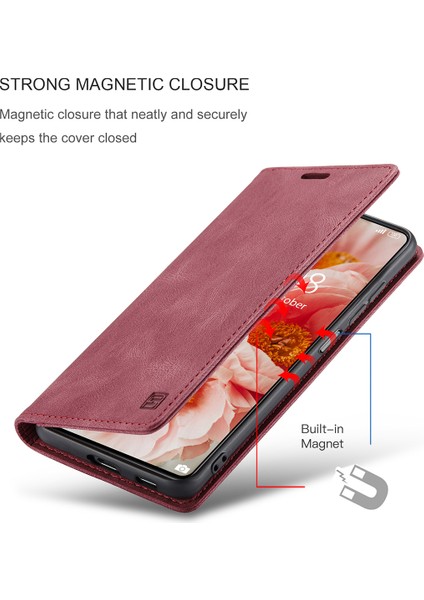 Xiaomi 11T / Mi 11T Pro Için Vinil Deri Kapak Flip Cüzdan Standı Telefon Kılıfı (Yurt Dışından)