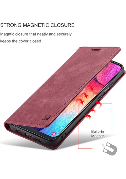 Samsung Galaxy A50 / A50S / A30S Için Vinil Deri Kapak Flip Cüzdan Standı Telefon Kılıfı (Yurt Dışından) fiyatları