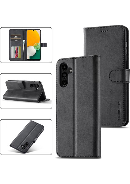 Samsung Galaxy A24 4g Için Flip Standlı Deri Cüzdan Telefon Kılıfı (Yurt Dışından)