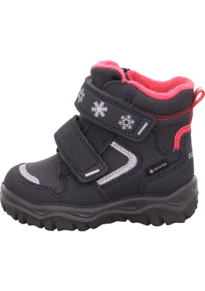 Goretex Kız Çocuk Kürklü Karbotu Gri-Pembe