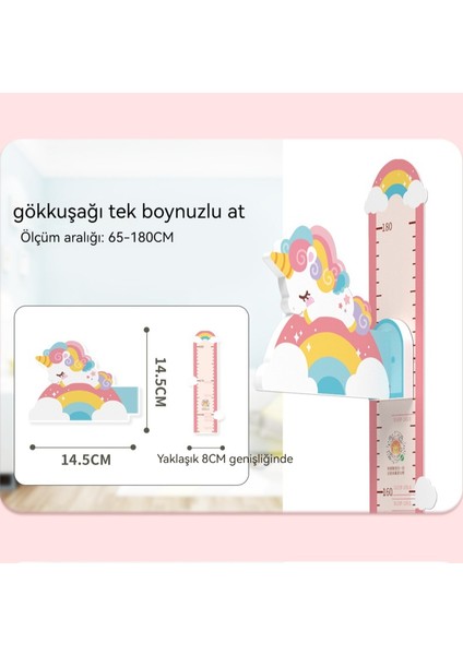 3D Çizgi Film Çocuk Boyu Manyetik Ölçüm Tablosu (Yurt Dışından) fırsatları