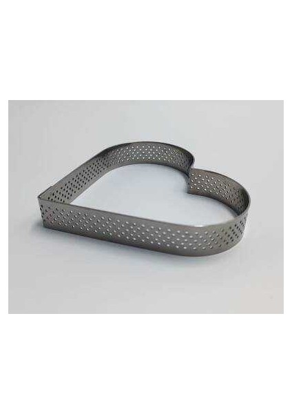 Delikli Tart Kalıbı Kalp-2 ad-14x12x2 cm