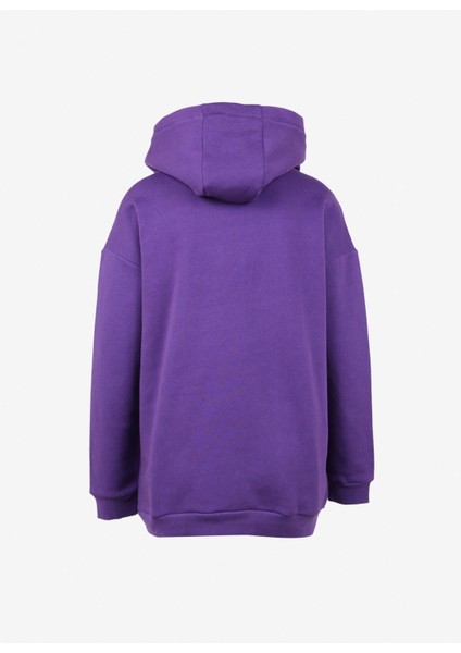 Mor Kadın Kapüşonlu Baskılı Sweatshirt D3WL-SWT25 fiyatları