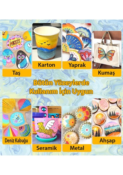 Kutulu 24'lü Akrilik Kalem Set modelleri