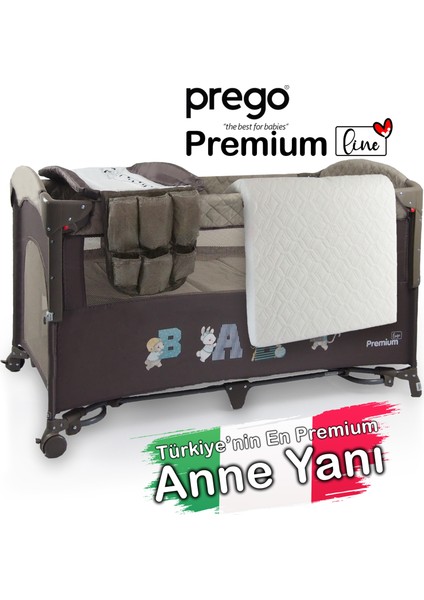 Premium Anne Yanı Oyun Parkı 70*120 cm + Yatak