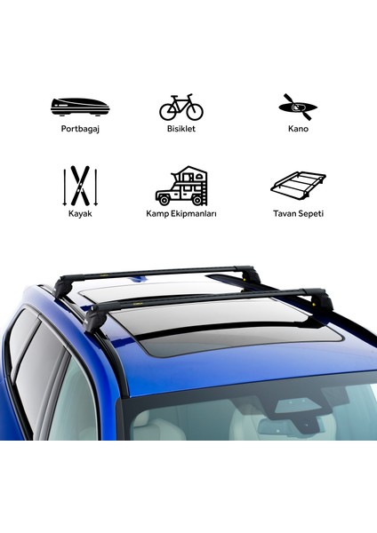 Bmw X1 (F48) 2016-2022 Turtle Air2 Ara Atkı Siyah fiyatları