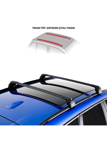 Bmw X1 (F48) 2016-2022 Turtle Air2 Ara Atkı Siyah modelleri
