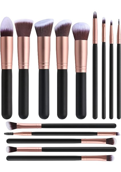 14 Parçalı Çantasız Makyaj Fırçası Seti (Yurt Dışından)