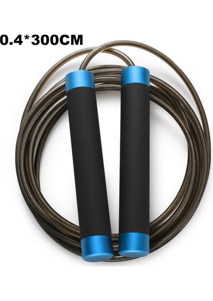 Yarış Atlama Ipi-Mavi-4.0mm+Çelik Halat Stili (Yurt Dışından)