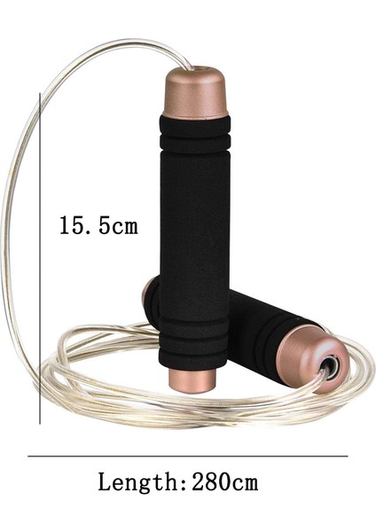 Ağırlıklı Atlama Ipi-Siyah Altın 170G (Yurt Dışından)
