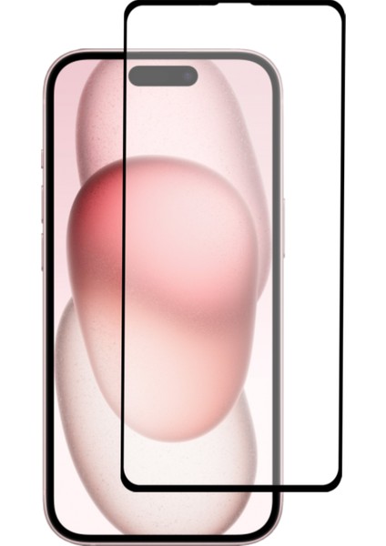 Apple iPhone 15 Tam Kaplayan Temperli Ekran Koruyucu Cam