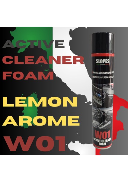 W01 Active Cleaner Foam Çok Amaçlı Temizleme Köpüğü 500 ml