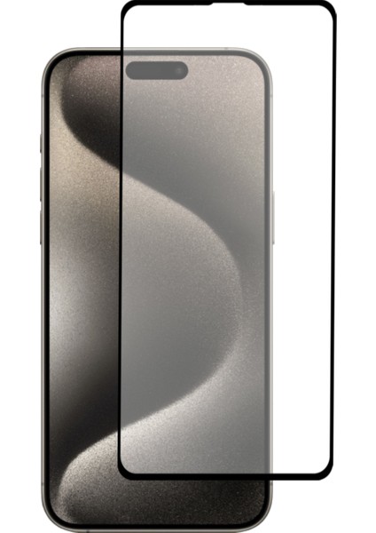Apple iPhone 15 Pro Max Tam Kaplayan Temperli Ekran Koruyucu Cam