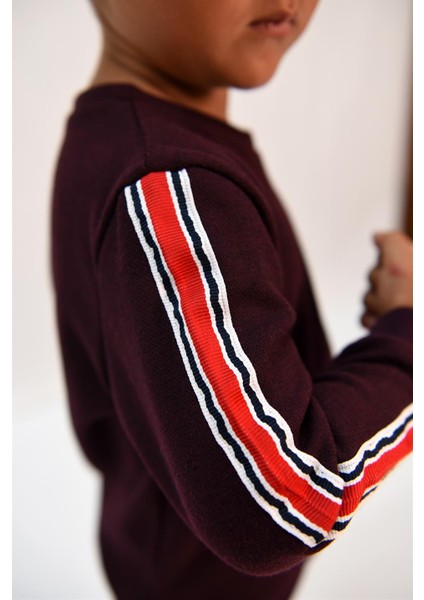 Erkek Çocuk Şerit Detaylı Siyah Alt-Üst Takım indirimleri