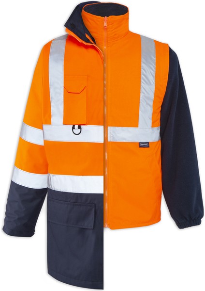 Olympus DVC4121T Max-Breathane Hı-Vıs Two-Tone 5 In 1 Jacket