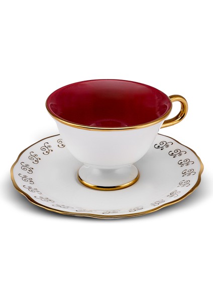 Cumhuriyet Yüzyılı Tulu Pasta Tabaklı Çay Takımı modelleri