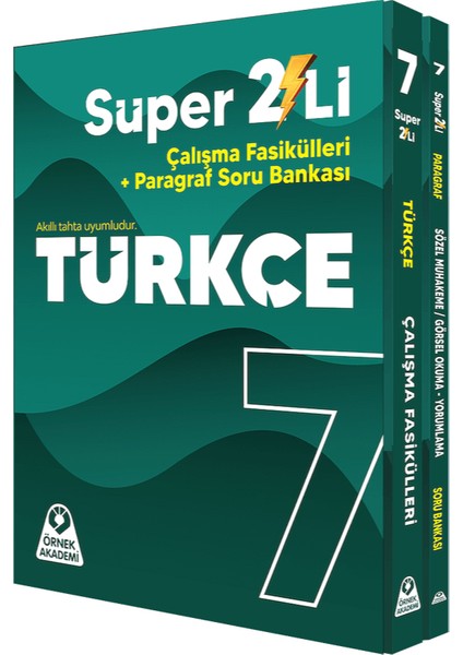 Örnek Akademi Yayınları 7. Sınıf Süper 2'li Türkçe Seti