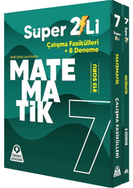 Örnek Akademi Yayınları 7. Sınıf Süper 2'li Matematik Seti