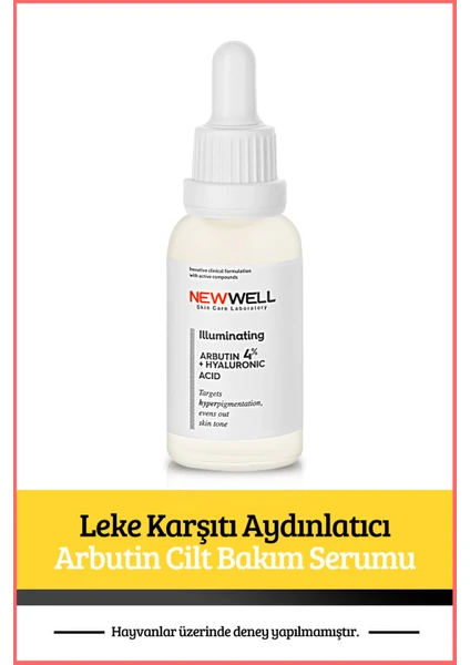 Leke Karşıtı Aydınlatıcı Arbutin Cilt Bakım Serumu 30 Ml