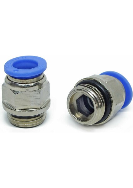 1 / 2" - 16 Pnömatik Rakor Bağlantı Nipel PC16-G04 10 Adet