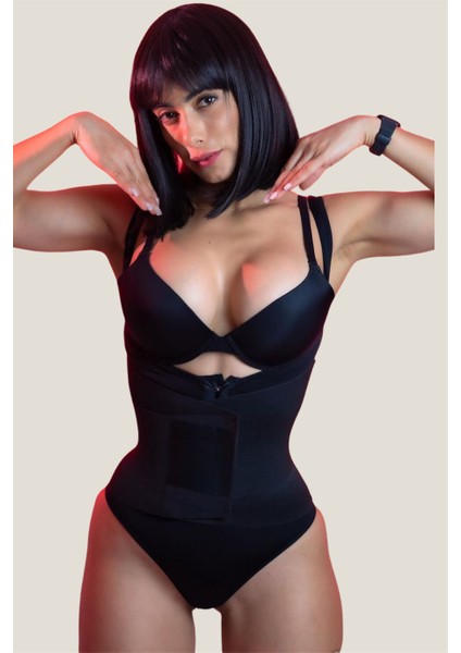Fitbody Siyah Renk Latex Korse fiyatları