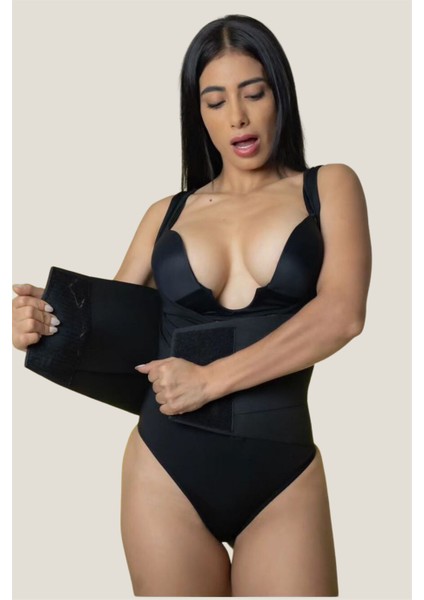 Fitbody Siyah Renk Latex Korse fırsatları